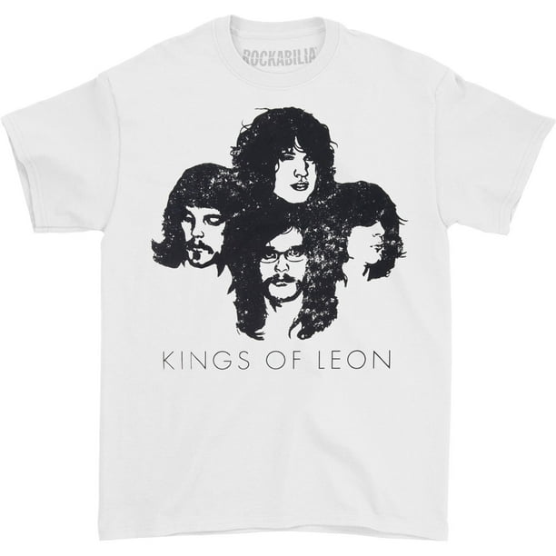 Kings Of Leon Poster Logo Men's Black T-Shirt Size S-3XL